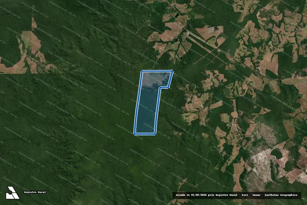 Imagem de satélite de LOTE 06 - GLEBA CORUMBIARA - SETOR 11 - SETOR URUCUMACUÃ / LOTE 06A - GLEBA CORUMBIARA - SETOR 11 - SETOR URUCUMACUÃ em Vilhena - RO