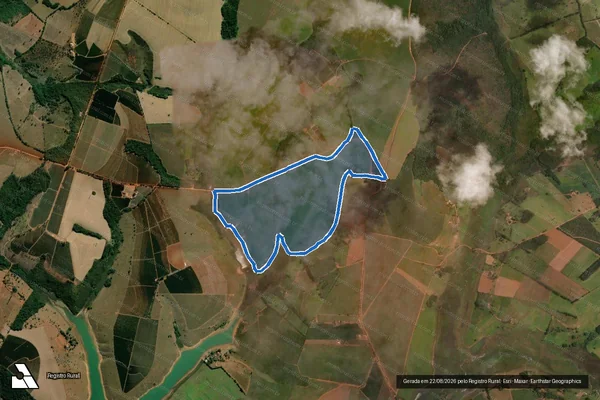 Imagem de satélite de Fazenda Costas - GLEBA 02 em Cristais - MG