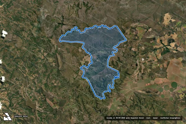 Imagem de satélite de PROJETO DE ASSENTAMENTO ESUSA - FAZENDA SÂO JOÃO - 001 em Alto Paraíso de Goiás - GO