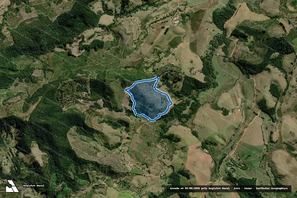 Imagem de satélite de Desmembramento Fazenda Moinho - Parte 3 em Olímpio Noronha - MG