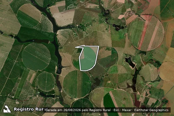 Imagem de satélite de Fazenda Alegria - Parcela 1 em Pinheiros - ES