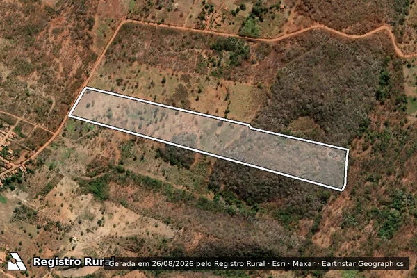 Imagem de satélite de FAZENDA SACO DE SANTANA - PARTE 02 em Varzelândia - MG