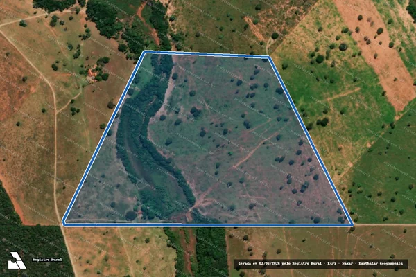 Imagem de satélite de FAZENDA PONTAL L.D. SERRINHA - Lote 01 em Costa Rica - MS