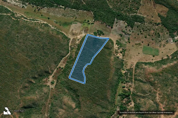 Imagem de satélite de FAZENDA VEREDA DO CURRALINHO - Parte 2 em Rio Pardo de Minas - MG