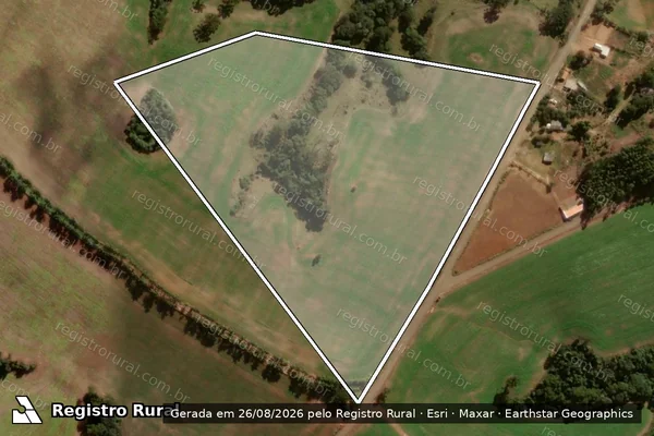 Imagem de satélite de Fazenda Vale do Sol em Ortigueira - PR