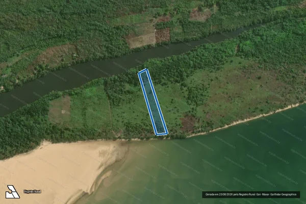 Imagem de satélite de CHÁCARA BRASIL - CHÁCARA BRASIL em São Pedro da Água Branca - MA