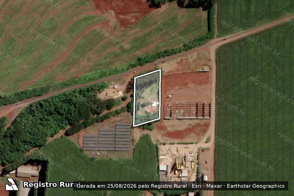Imagem de satélite de Chácara Rural 18/20/22-F.1 - Parte 1 em Toledo - PR