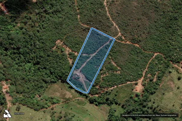 Imagem de satélite de FAZENDA CURRAL NOVO  - Parte 1 em Fruta de Leite - MG