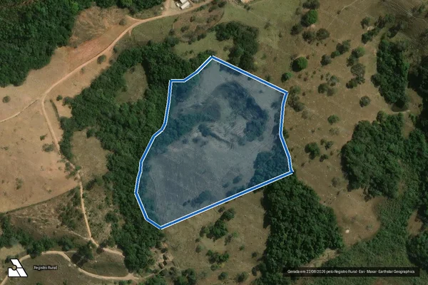 Imagem de satélite de Fazenda Vista Alegre - Parte 1 em Resende Costa - MG
