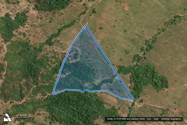 Imagem de satélite de Fazenda Flores - Parte 2 em Água Limpa - GO