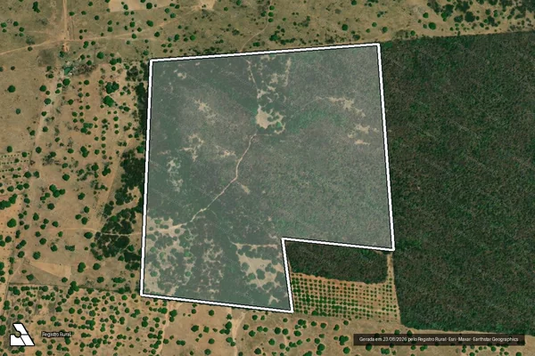 Imagem de satélite de SÍTIO GENOVA ? LOTE 0367 - Parte 1 em Alto Santo - CE
