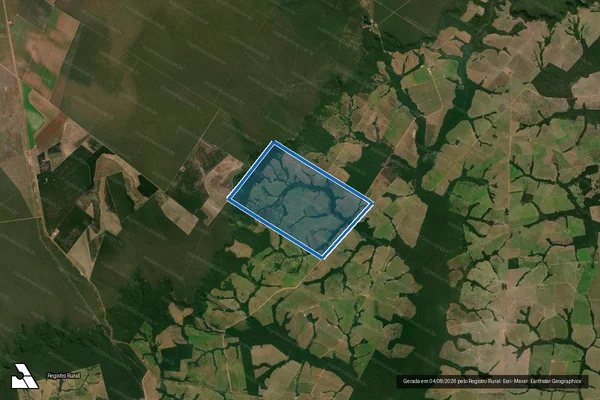 Imagem de satélite de FAZENDA PALMITAL - FAZENDA PALMITAL em Tangará da Serra - MT