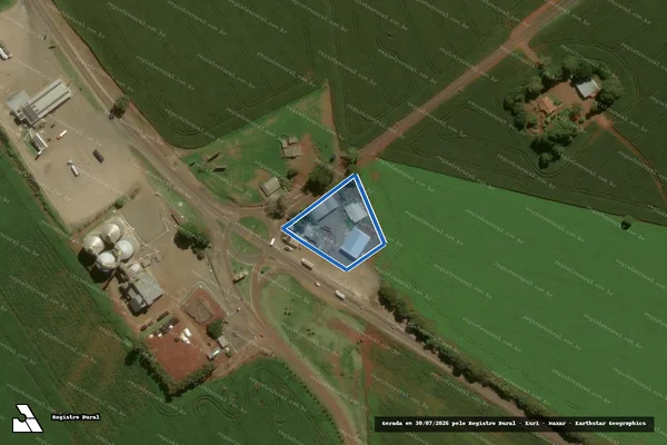 Imagem de satélite de SÍTIO MOURÃO - Lote nº-11-1-Remanescente-3 em Luiziana - PR