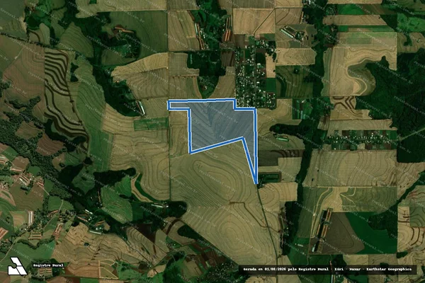 Imagem de satélite de LOTE RURAL Nº 26 F - Parte 1 em Matelândia - PR