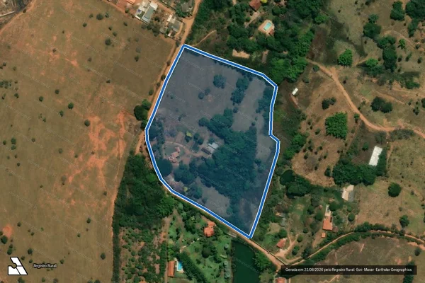 Imagem de satélite de Brejo - PARCELA 02 em Mateus Leme - MG