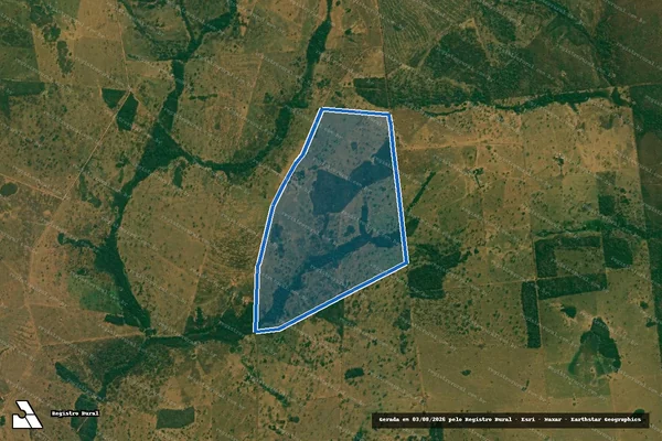 Imagem de satélite de Fazenda Sapecado - PARCELA 02 em Porto Esperidião - MT