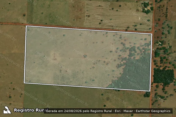 Imagem de satélite de PROJETO DE ASSENTAMENTO ALDEIA - LOTE 180 - Parte 180 em Bataguassu - MS