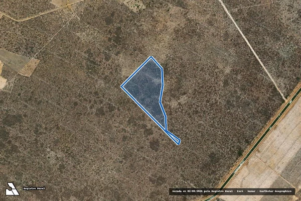 Imagem de satélite de FAZENDA BAIXIO DE IRECÊ/FAZENDA ANDRÉ - Lote 62-F em Xique-Xique - BA