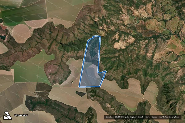 Imagem de satélite de Fazenda ´´ DEGE `` - Gleba 02 em Buritis - MG