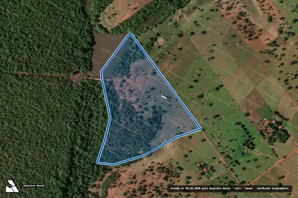 Imagem de satélite de LOTE 38 - Projeto de Assentamento Reserva - Parte 1 em Limeira do Oeste - MG