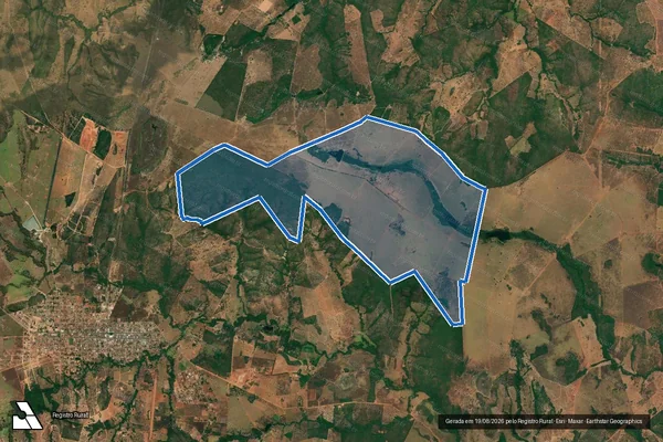 Imagem de satélite de FAZENDA PRISCILA PRINCESA SEDE - PARTE 3 em Palmeirópolis - TO