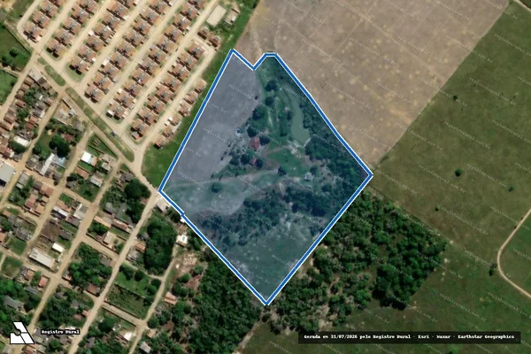 Imagem de satélite de FAZENDA CAPRICORNIO - Gleba 3 em Itamaraju - BA