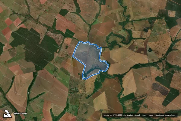 Imagem de satélite de FAZENDA PACIÊNCIA em Aparecida do Rio Doce - GO