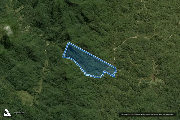 Imagem de satélite de Matrícula 44.959 - Osso da Anta em São José dos Pinhais - PR