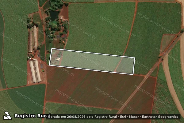Imagem de satélite de Sítio Pátria - Parte 4 em Nuporanga - SP