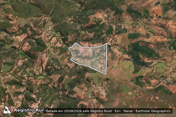 Imagem de satélite de FAZENDA SÃO JOSÉ - em Salinas - MG