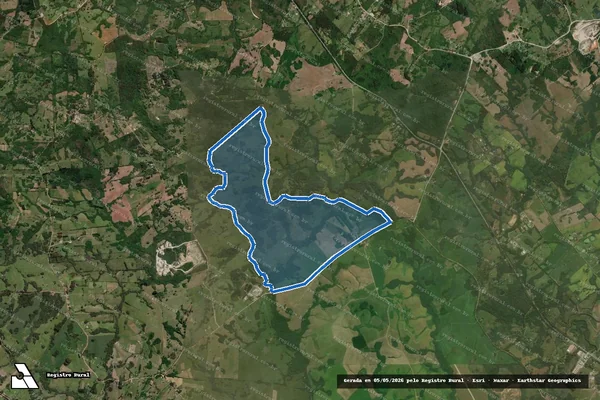 Imagem de satélite de Estância Santa Eulália - Campo A em Pelotas - RS