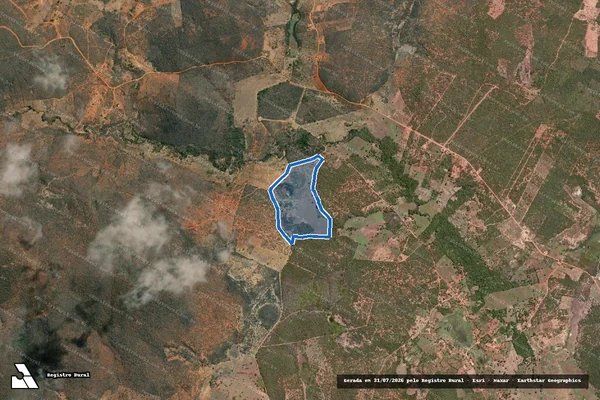 Imagem de satélite de FAZENDA SÃO FRANCISCO - Gleba B em Lagoa Real - BA