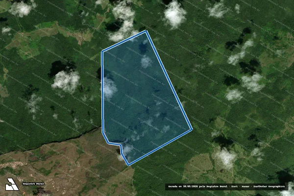 Imagem de satélite de Fazenda Olho D água - Parcela 1 em Amajari - RR