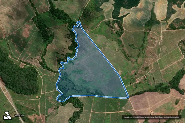 Imagem de satélite de FAZENDA MANGABEIRA - GLEBA 02 em Japaratuba - SE