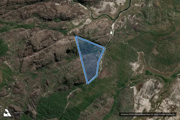 Imagem de satélite de FAZENDA ARRENEGADO - Gleba 02 em Olhos-d'Água - MG