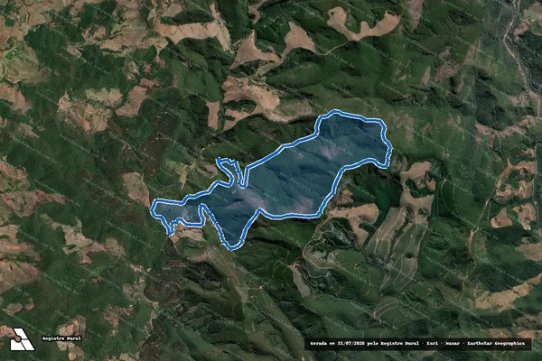 Imagem de satélite de PATRIMÔNIO DO RIBEIRÃO DE SÃO JOSÉ  - Parte 1 em Itabira - MG