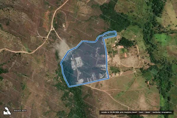 Imagem de satélite de Fazenda Santo Antonio - Parte 4 em Patrocínio - MG