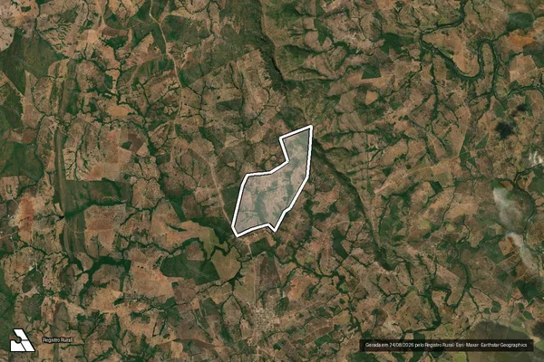 Imagem de satélite de FAZENDA BONANZA em Crixás - GO