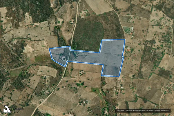 Imagem de satélite de SITIO LOGRADOURO - Parte 1 em Esperança - PB
