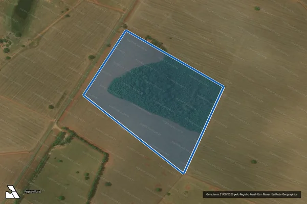 Imagem de satélite de FAZENDA SANTO ANTONIO E DIAMANTINO - 001 em São Luís de Montes Belos - GO