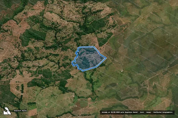Imagem de satélite de Fazenda Bananeira - Parte 4 em Porangatu - GO