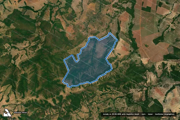 Imagem de satélite de FAZENDA PONTALZINHO - FAZ. PONTALZINHO em Bom Jardim de Goiás - GO