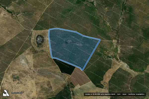 Imagem de satélite de Fazenda Córrego Fundo - Fazenda Córrego Fundo em Curral de Dentro - MG