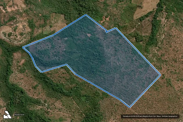 Imagem de satélite de FAZENDA BOA VISTA III - Parte 1 em Sítio Novo - MA