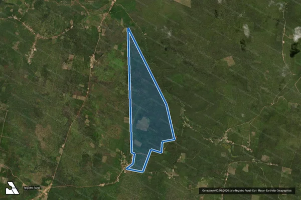 Imagem de satélite de Fazenda Tapera Data Bonito - Parcela 1 em Matões - MA