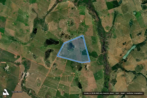 Imagem de satélite de Fazenda 13 Ouro - Parte 1 em Cáceres - MT
