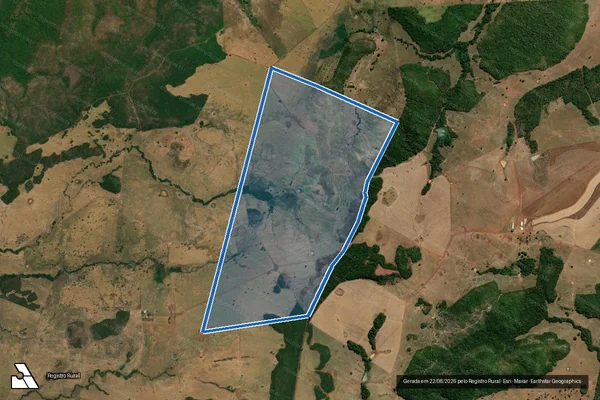 Imagem de satélite de FAZENDA PAU DE LEITE II - Faz. Pau de Leite II ? Matricula 5755 em Estreito - MA