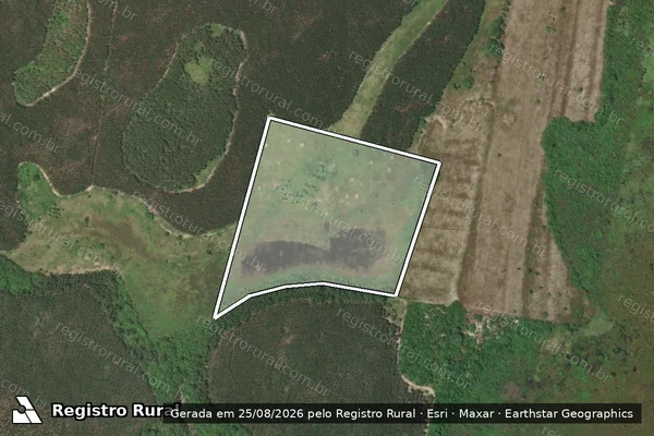 Imagem de satélite de SITIO BARRO NOVO - MATRICULA 28572 em São Mateus - ES