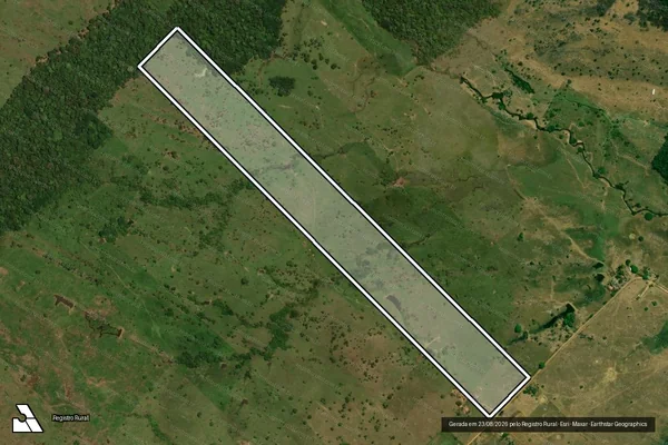 Imagem de satélite de LOTE 37 GLEBA 75 P.I.C PADRE ADOLPHO ROHL / LOTE 37/A GLEBA 75 PIC PEAR em Jaru - RO