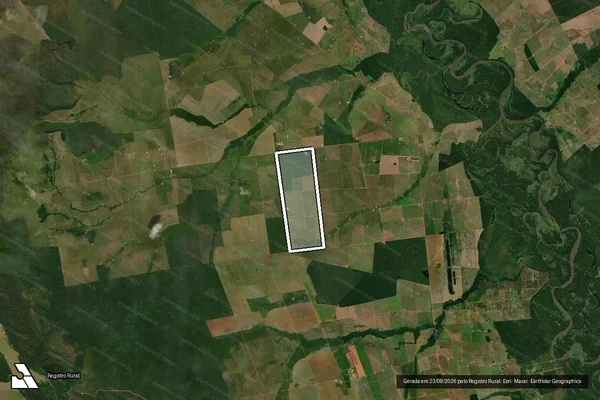 Imagem de satélite de FAZENDA SANTA MARIA DO GUAPORÉ - Parte 1 em Vila Bela da Santíssima Trindade - MT